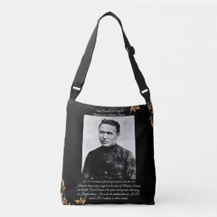 Saint Damien greeting card Crossbody Bag