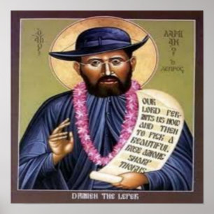 Saint Damien print