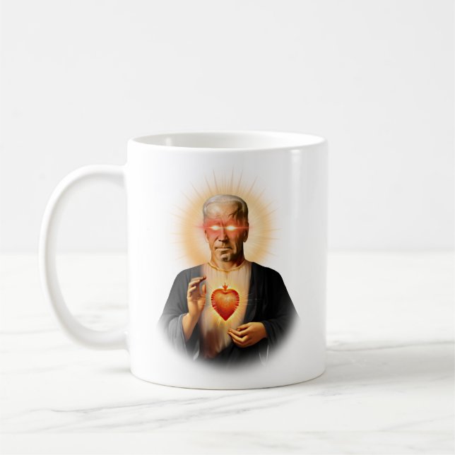 Saint Dark Brandon Prayer Candle Coffee Mug (Left)