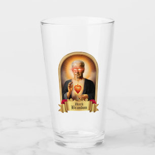 Saint Dark Brandon Prayer Candle Glass