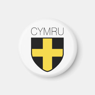 Saint David Badge (Wales/ Cymru) Magnet