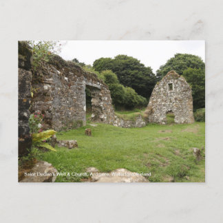 Saint Declan's Well & Church Ireland Postcard