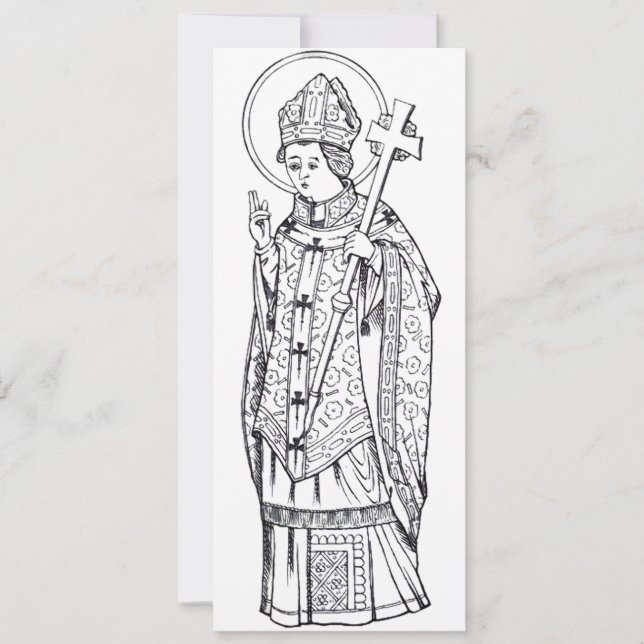 Saint Deiniol Abbot and Bishop Invitation (Front)