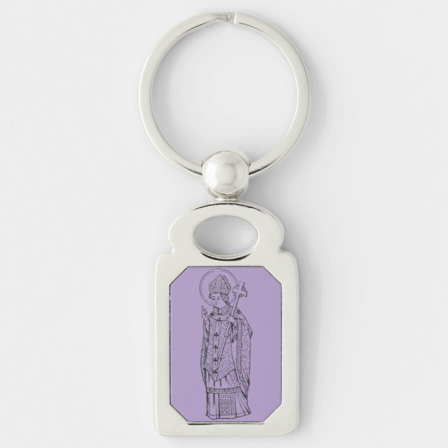 Saint Deiniol Abbot and Bishop Key Ring (Front)