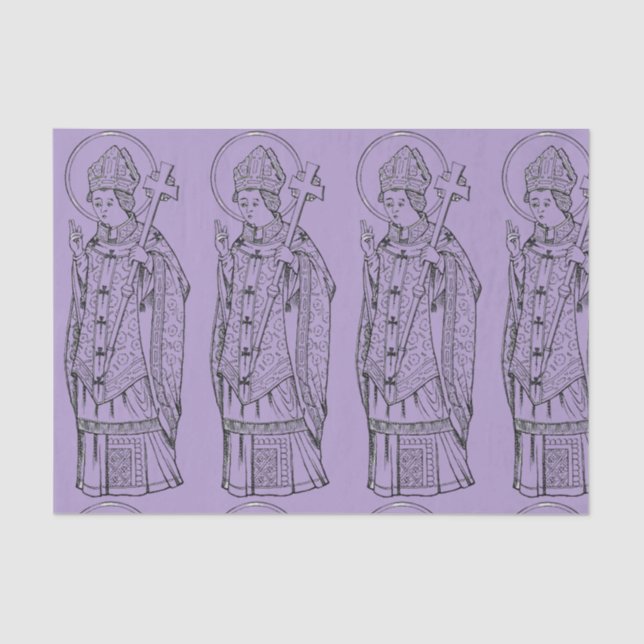 Saint Deiniol Abbot and Bishop Tissue Paper (Front)