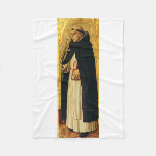 Saint Dominic by Carlo Crivelli Fleece Blanket