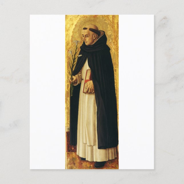 Saint Dominic by Carlo Crivelli Flyer (Front)
