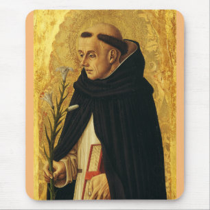 Saint Dominic by Carlo Crivelli Mouse Pad