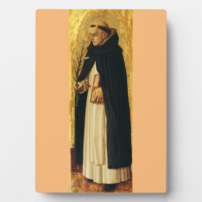 Saint Dominic by Carlo Crivelli Plaque (Front)
