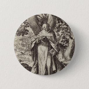 Saint Dominic Castilian Catholic priest 6 Cm Round Badge