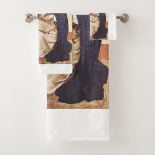 Saint Dominic de Guzman by Fra Angelico Bath Towel Set
