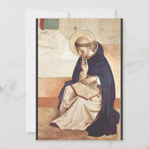 Saint Dominic de Guzman by Fra Angelico Invitation