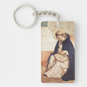 Saint Dominic de Guzman by Fra Angelico Key Ring