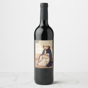 Saint Dominic de Guzman by Fra Angelico Wine Label
