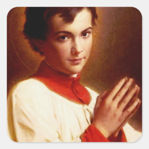 Saint Dominic Savio Square Sticker