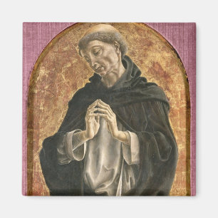 Saint Dominic (tempera on panel) Magnet