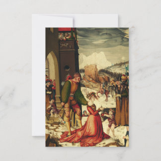 Saint Dorothea Renaissance Devotional Card