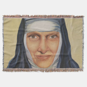 Saint Dulce of the Poor Throw Blanket
