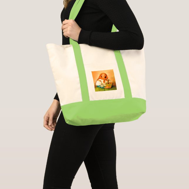 Saint Dymphna Tote Bag (Front (Product))