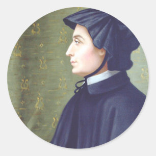 Saint Elizabeth Ann Seton Classic Round Sticker