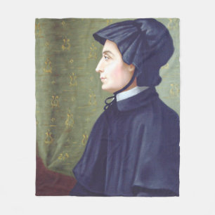 Saint Elizabeth Ann Seton Fleece Blanket