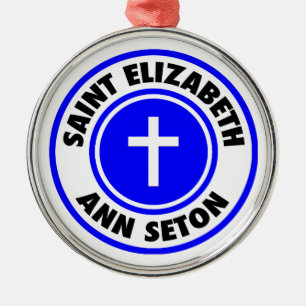 Saint Elizabeth Ann Seton Metal Ornament