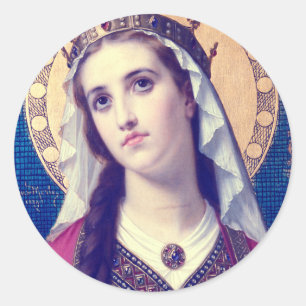 Saint Elizabeth of Hungary Classic Round Sticker
