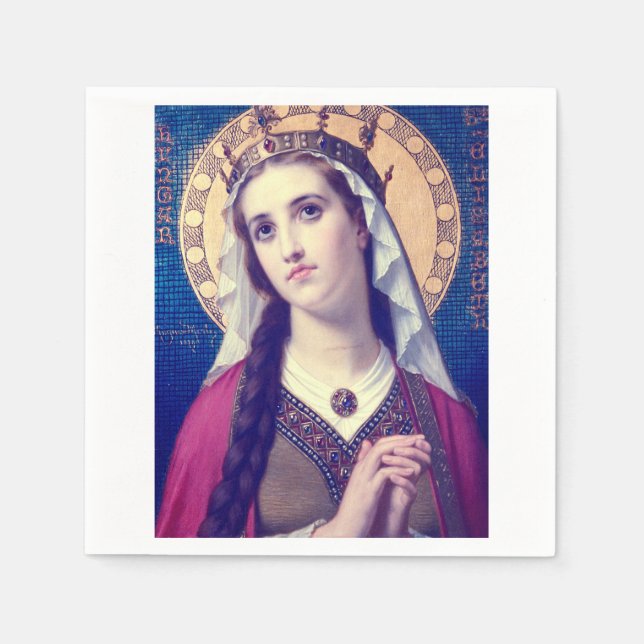Saint Elizabeth of Hungary Napkin (Front)