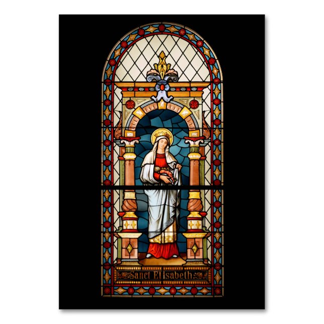 Saint Elizabeth of Hungary Table Number (Front)