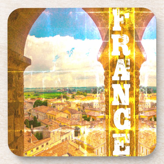 Saint-Émilion France Architecture French Gironde Coaster (Front)