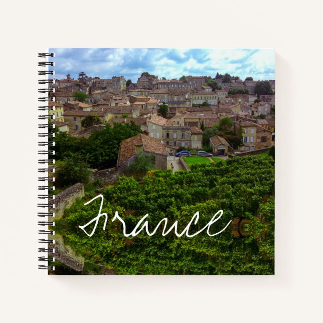 Saint-Émilion France Architecture French Gironde Notebook (Front)