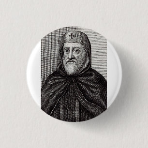 Saint Ephrem the Syrian Christian theologian 3 Cm Round Badge