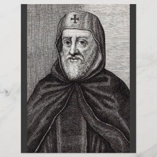 Saint Ephrem the Syrian Christian theologian Flyer