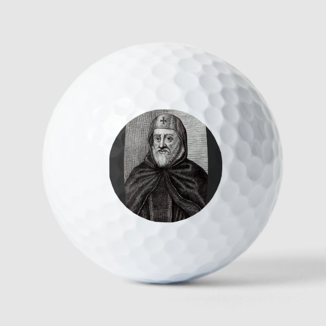 Saint Ephrem the Syrian Christian theologian Golf Balls (Front)