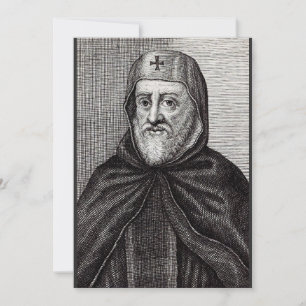 Saint Ephrem the Syrian Christian theologian Holiday Card
