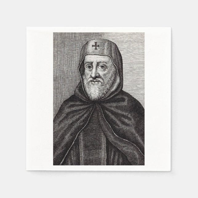Saint Ephrem the Syrian Christian theologian Napkin (Front)
