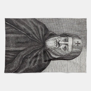 Saint Ephrem the Syrian Christian theologian Tea Towel