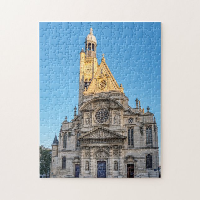 Saint-Etienne-du-Mont church in Paris, France Jigsaw Puzzle (Vertical)