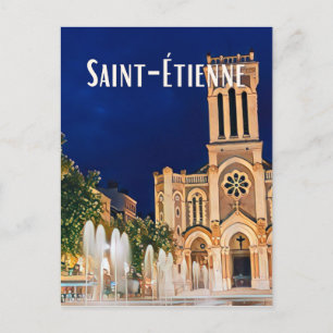 Saint-Étienne Photo Vintage Postcard