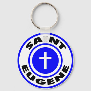 Saint Eugene Key Ring