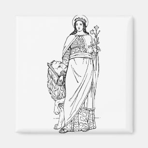 Saint Euphemia the All-praised Virgin and martyr Magnet