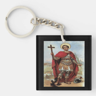 Saint Expedite martyred saint Key Ring