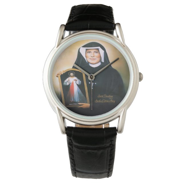 Saint Faustina Apostle of Divine Mercy Watch (Front)