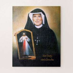 Saint Faustina, Divine Mercy Jigsaw Puzzle
