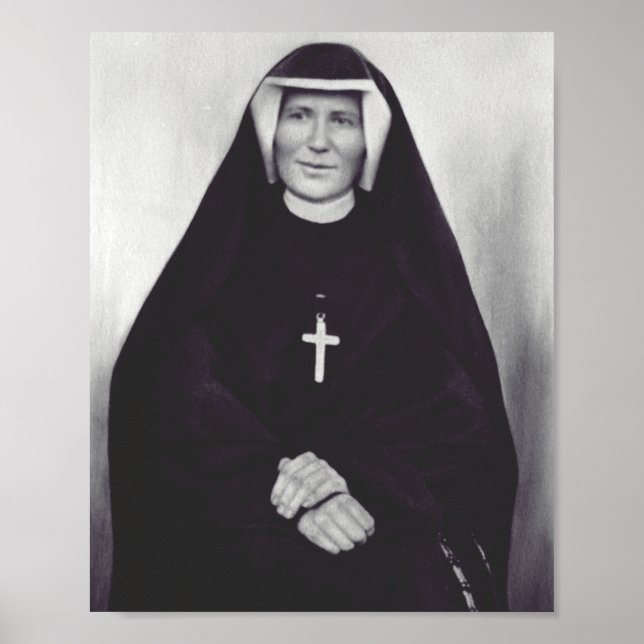 Saint Faustina Kowalska Poster (Front)