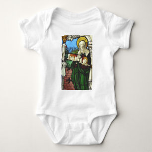 Saint Felicitas and the heads of her seven sons Baby Bodysuit