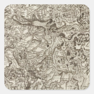 Saint Flour Square Sticker