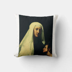 Saint Frances of Rome by Giovanni Antonio Galli Cushion
