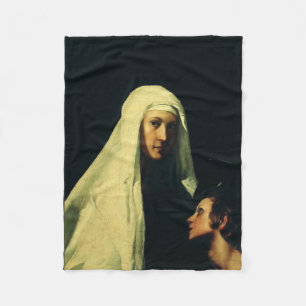 Saint Frances of Rome by Giovanni Antonio Galli Fleece Blanket