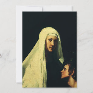 Saint  Frances of Rome by Giovanni Antonio Galli Invitation